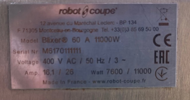 Robot Coupe Blixer 60 (2020) - Image 6
