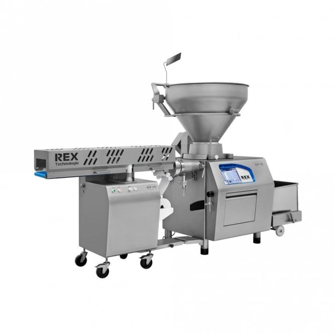 Rex RVF911 Vacuum Filler + RHP240 Filling, Twisting, Portioning (2014 & 2012) FACTORY REFURB